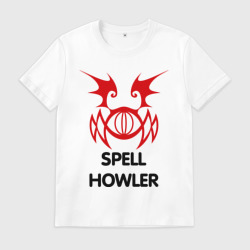 Мужская футболка хлопок Dark Elf Mage - Spell Howler