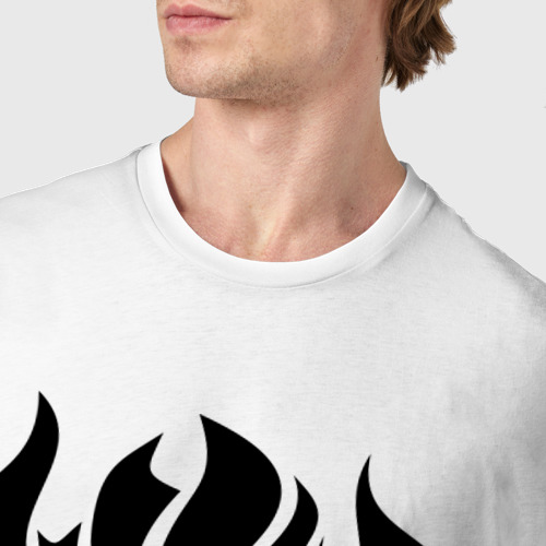 Мужская футболка хлопок Orc Mage - Overlord, цвет белый - фото 6