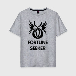 Женская футболка хлопок Oversize Dwarf Fighter - Fortune Seeker