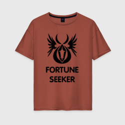 Женская футболка хлопок Oversize Dwarf Fighter - Fortune Seeker