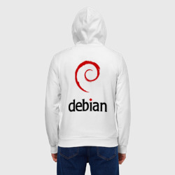 Мужская толстовка на молнии хлопок Debian - фото 2