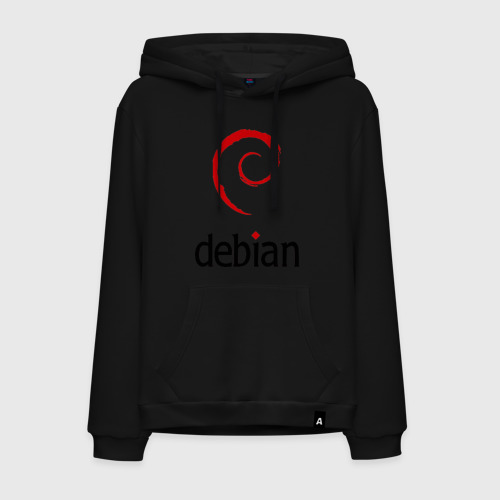 Мужская толстовка хлопок Debian, цвет черный