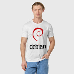Мужская футболка хлопок Debian - фото 2