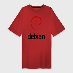 Платье-футболка хлопок Debian