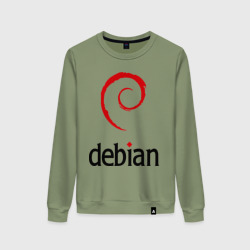 Женский свитшот хлопок Debian