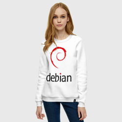 Женский свитшот хлопок Debian - фото 2