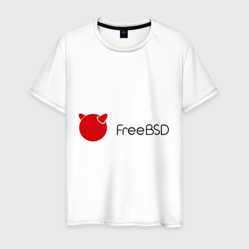 Мужская футболка хлопок Free BSD