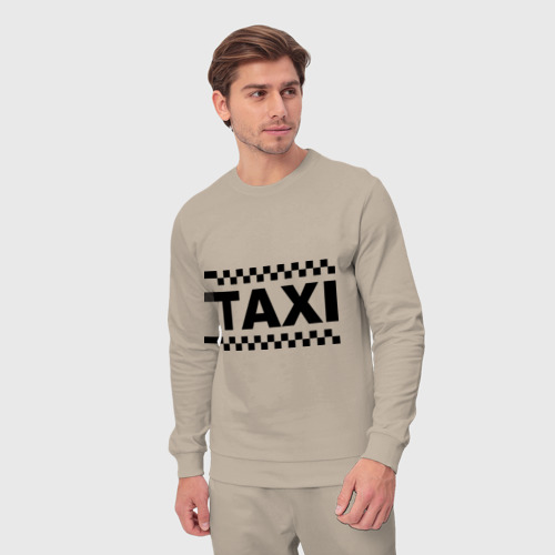 Мужской костюм хлопок Taxi, цвет миндальный - фото 5