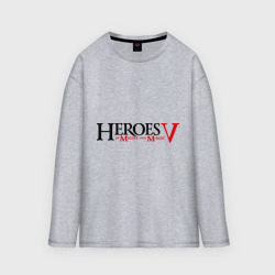 Женский лонгслив oversize хлопок Heroes V