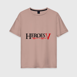 Heroes V – Женская футболка хлопок Oversize с принтом купить со скидкой в -16%