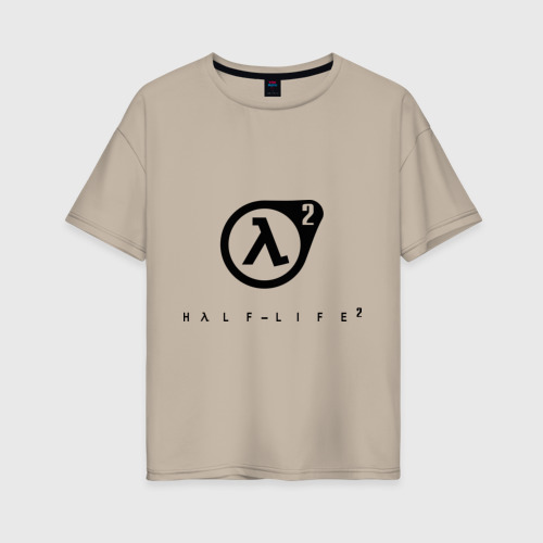 Женская футболка хлопок Oversize с принтом Half Life 2, вид спереди #2