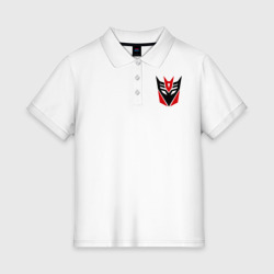 Женское поло хлопок Десептиконы