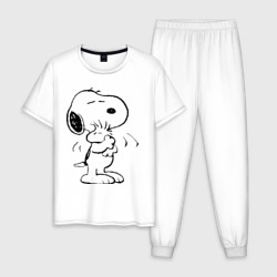 Мужская пижама хлопок Snoopy