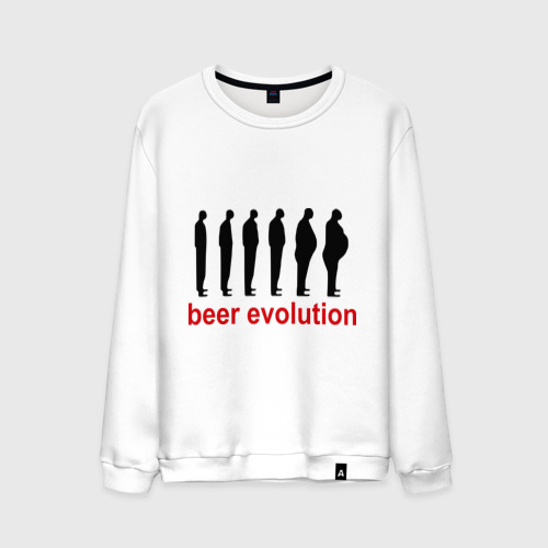 Мужской свитшот хлопок Beer evolution