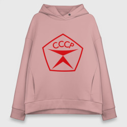 Женское худи Oversize хлопок СССР знак качества