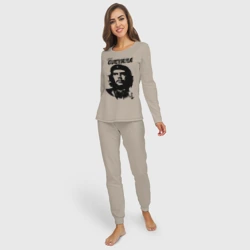 Женская пижама с лонгсливом хлопок Че Гевара - фото 2
