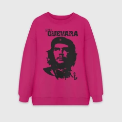 Женский свитшот oversize без начеса хлопок Че Гевара