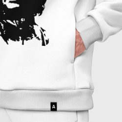 Костюм с принтом Че Гевара для мужчины, вид на модели спереди №4. Цвет основы: белый