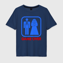 Мужская футболка хлопок Oversize Game over