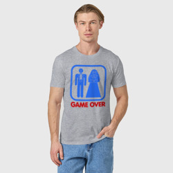 Мужская футболка хлопок Game over - фото 2