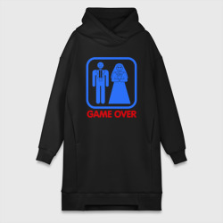 Платье-худи хлопок Game over