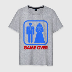 Мужская футболка хлопок Game over