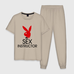 Мужская пижама хлопок Sex Instructor