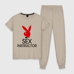 Женская пижама хлопок Sex Instructor