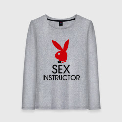 Женский лонгслив хлопок Sex Instructor