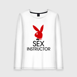 Женский лонгслив хлопок Sex Instructor