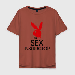 Мужская футболка хлопок Oversize Sex Instructor
