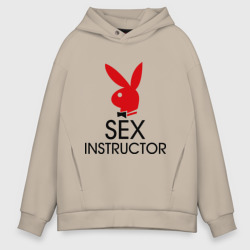 Мужское худи Oversize хлопок Sex Instructor