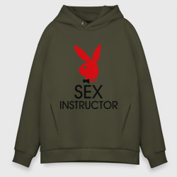 Мужское худи Oversize хлопок Sex Instructor