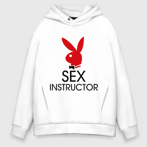 Мужское худи Oversize хлопок Sex Instructor