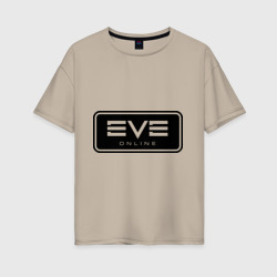 Женская футболка хлопок Oversize EVE online