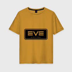 Женская футболка хлопок Oversize EVE online