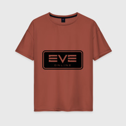 Женская футболка хлопок Oversize EVE online