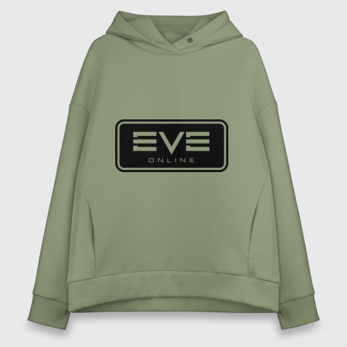 Женское худи Oversize хлопок EVE online, цвет авокадо