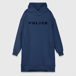 Платье-худи хлопок POLICE