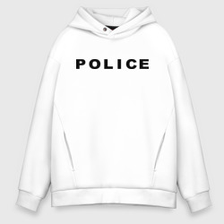 Мужское худи Oversize хлопок Police