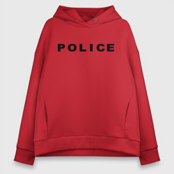 Женское худи Oversize хлопок Police