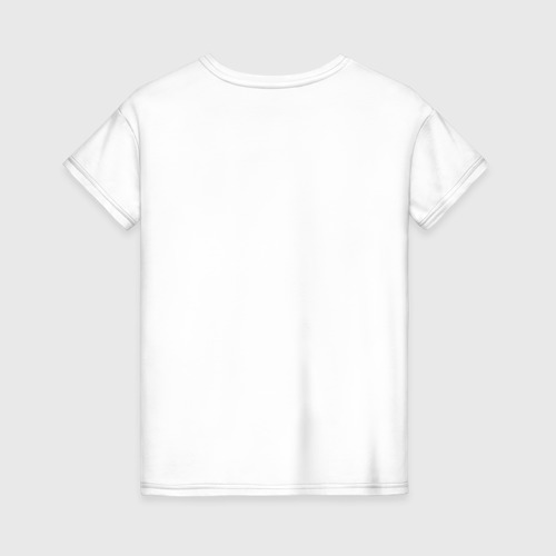 Женская футболка хлопок ФСБ, цвет белый - фото 2