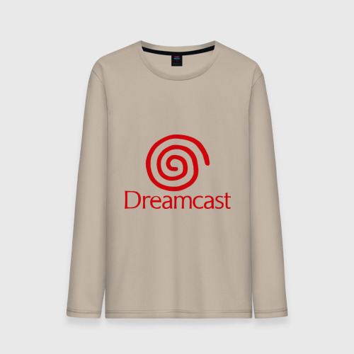 Мужской лонгслив хлопок Dreamcast, цвет миндальный