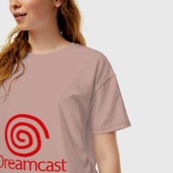 Женская футболка хлопок Oversize Dreamcast - фото 2