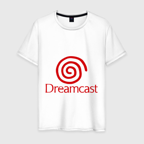 Мужская футболка хлопок Dreamcast, цвет белый