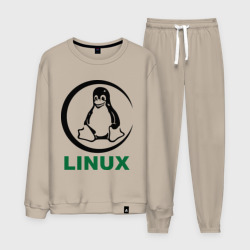 Мужской костюм хлопок Linux