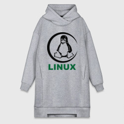 Платье-худи хлопок Linux