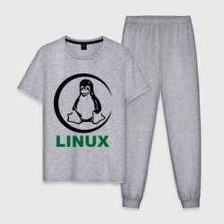 Мужская пижама хлопок Linux