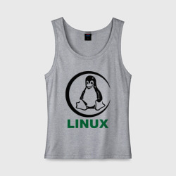 Женская майка хлопок Linux