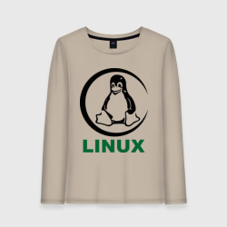 Женский лонгслив хлопок Linux